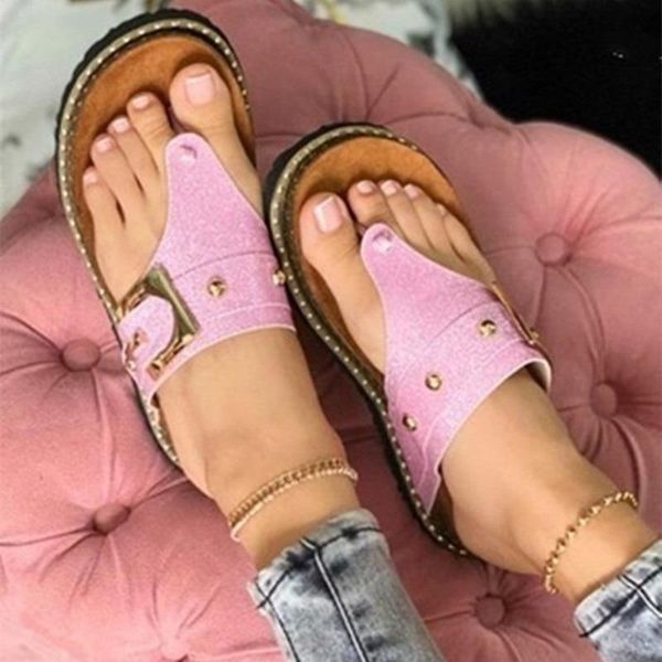slippers women's flip flops 2021 summer large size casual flip-flops solid color shoes flat buckle beach sandals women, Black
slippers women's flip flops 2021 summer large size casual flip-flops solid color shoes flat buckle beach sandals women, Black