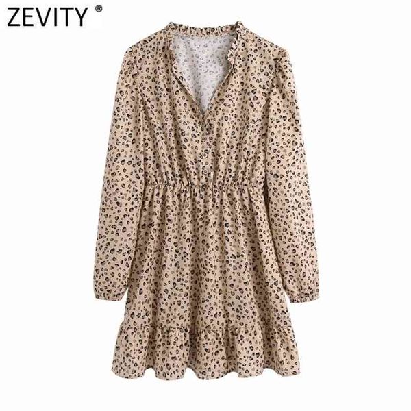 women vintage v neck leopard print hem ruffles mini dress femme puff sleeve pleat vestido chic dresses ds5073 210420, Black;gray
women vintage v neck leopard print hem ruffles mini dress femme puff sleeve pleat vestido chic dresses ds5073 210420, Black;gray