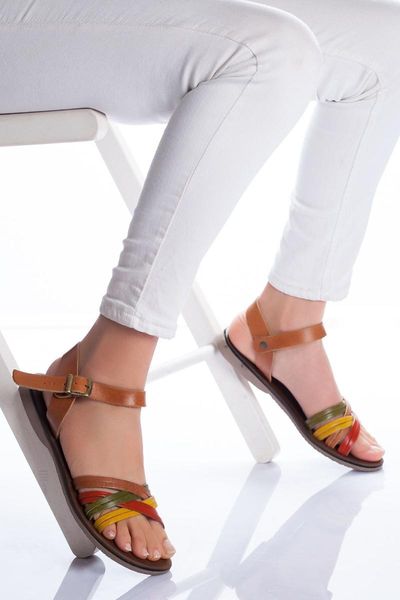 sandals dorel genuine leather mix, Black
