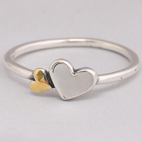 original 925 sterling silver pan ring elegant double heart for women wedding party gift fashion jewelry cluster rings, Golden;silver
original 925 sterling silver pan ring elegant double heart for women wedding party gift fashion jewelry cluster rings, Golden;silver