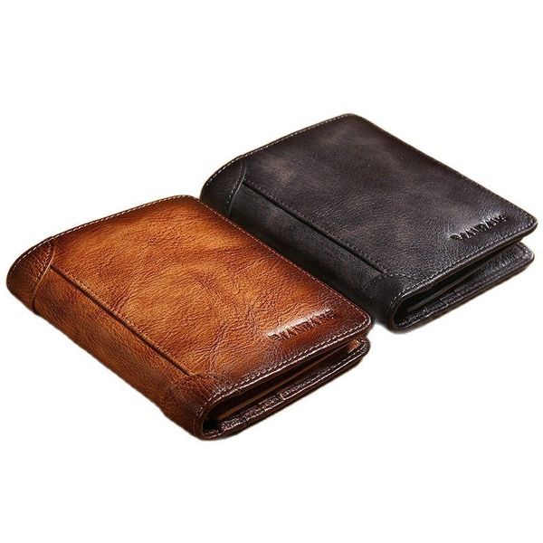 wallets genuine leather men wallet small mini card holder male pocket retro purse high quality, Red;black
wallets genuine leather men wallet small mini card holder male pocket retro purse high quality, Red;black