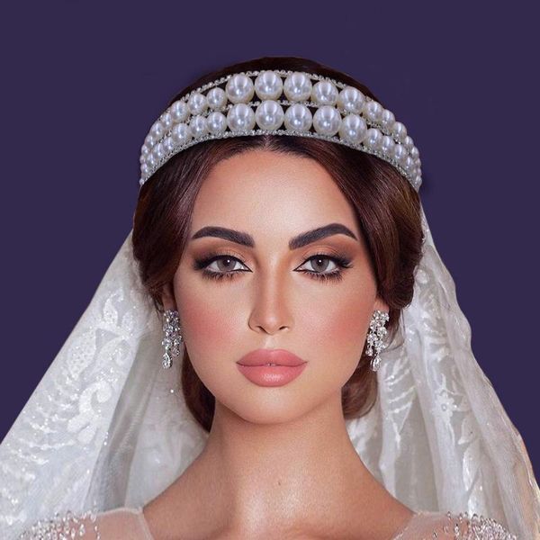 hair clips & barrettes luxury court style bridal pearl crown tiara vintage double highlight crystal headband jewelry, Golden;silver
hair clips & barrettes luxury court style bridal pearl crown tiara vintage double highlight crystal headband jewelry, Golden;silver