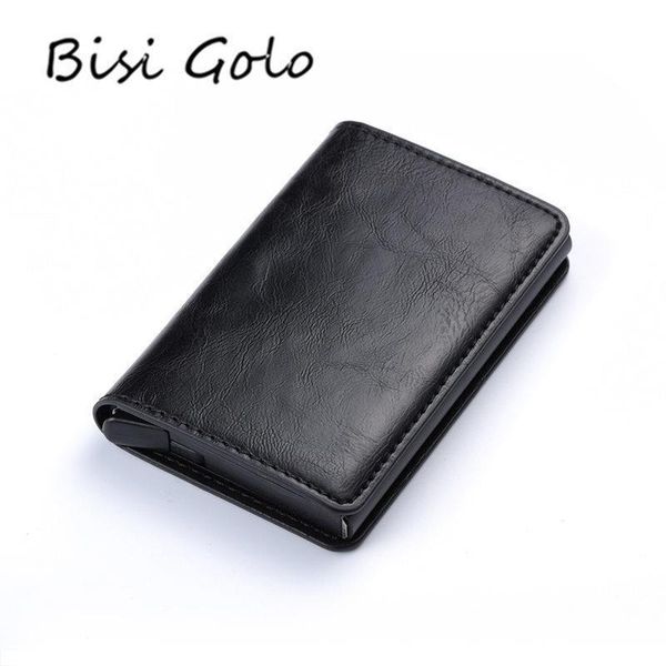 wallet business card holder men and women metal rfid vintage aluminium box crazy horse pu leather, Red;black
wallet business card holder men and women metal rfid vintage aluminium box crazy horse pu leather, Red;black