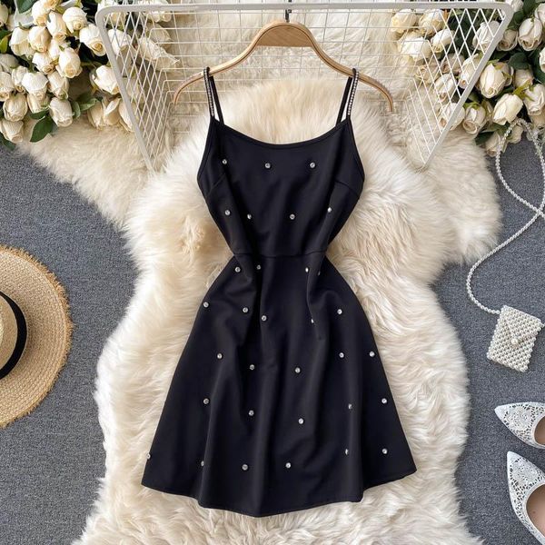 foamlina 2021 autumn black women dress diamond spaghetti strap sleeveless high waist back zipper mini club party casual dresses, Black;gray
foamlina 2021 autumn black women dress diamond spaghetti strap sleeveless high waist back zipper mini club party casual dresses, Black;gray