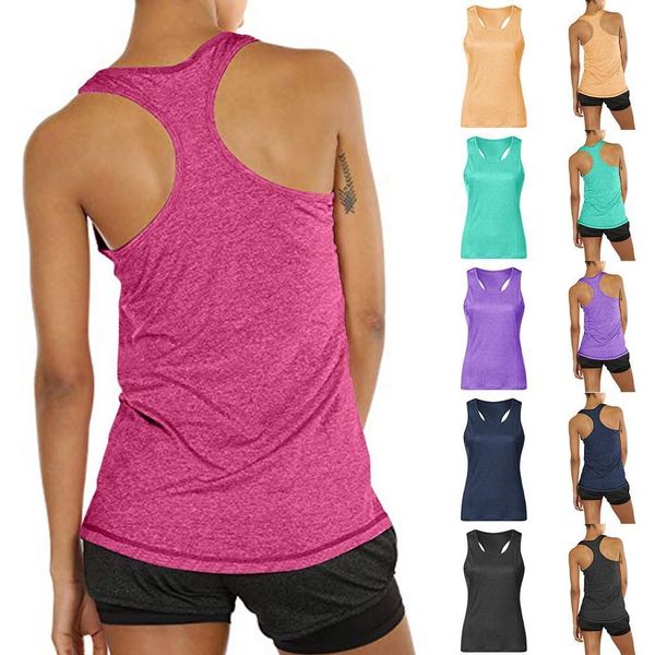 womens camis summer sports gym racer back running vest fitness jogging tank 6 colors female outfits s xxl, White
womens camis summer sports gym racer back running vest fitness jogging tank 6 colors female outfits s xxl, White