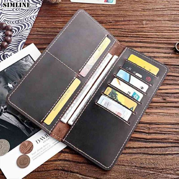 genuine leather wallet for men male vintage handmade crazy horse cowhide long bifold slim wallets purse card holder man, Red;black
genuine leather wallet for men male vintage handmade crazy horse cowhide long bifold slim wallets purse card holder man, Red;black