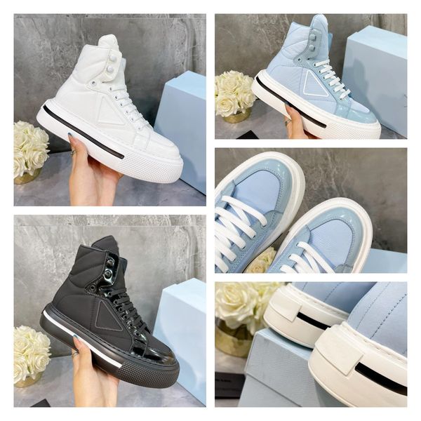 2021 luxury designer a1 women casual shoes high-sneakers shiny leather and re-nylon recycled nylon lining removable insole fashion trendy si, Black
2021 luxury designer a1 women casual shoes high-sneakers shiny leather and re-nylon recycled nylon lining removable insole fashion trendy si, Black