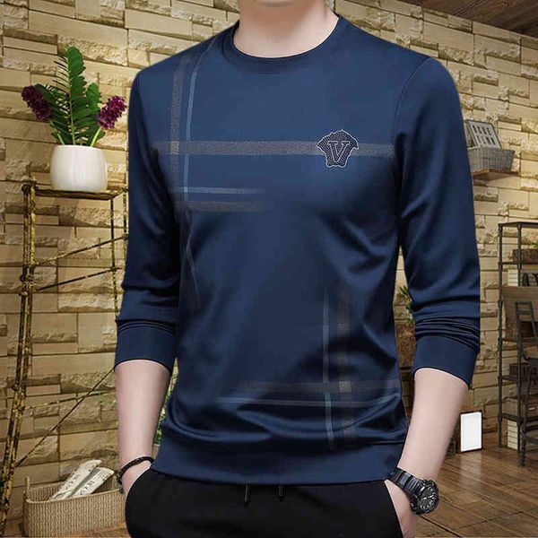 autumn new casual round neck sweater young men's slim fit fashion dad's long sve bottoming shirt, Black
autumn new casual round neck sweater young men's slim fit fashion dad's long sve bottoming shirt, Black