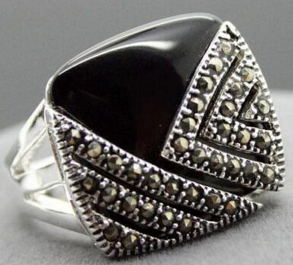 14*15mm square natural black jade marcasite 925 sterling ring size 7/8/9/10 cluster rings, Golden;silver
14*15mm square natural black jade marcasite 925 sterling ring size 7/8/9/10 cluster rings, Golden;silver