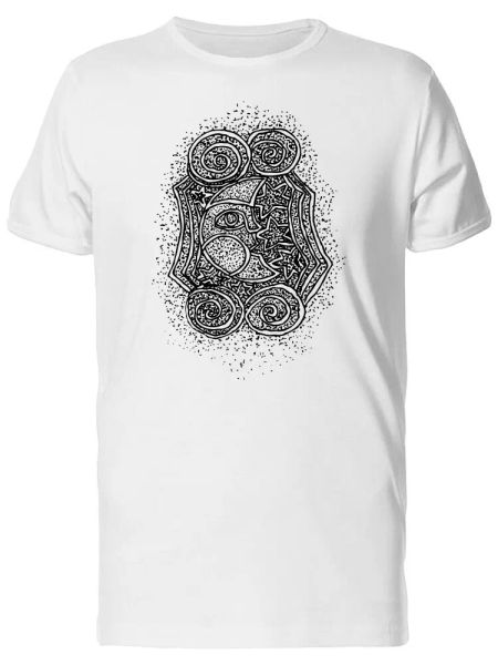 the moon & stars dot art men's tee -image by shutterstock, White;black 
the moon & stars dot art men's tee -image by shutterstock, White;black