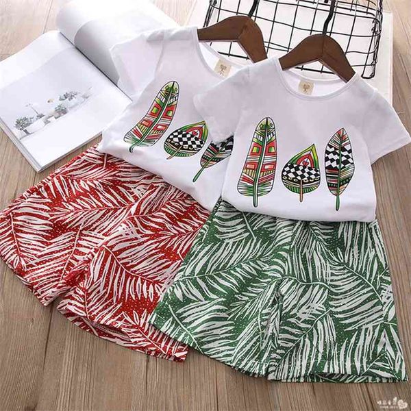 baby girl summer clothes set cotton leaves print + wide leg shorts casual girls sets clothing kids 8 to 12 210622, White
baby girl summer clothes set cotton leaves print + wide leg shorts casual girls sets clothing kids 8 to 12 210622, White