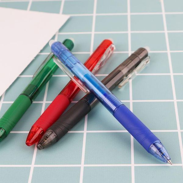0.5mm magic erasable button slide press gel pen red blue black green ink office school stationery student writing tool m5te pens
0.5mm magic erasable button slide press gel pen red blue black green ink office school stationery student writing tool m5te pens
