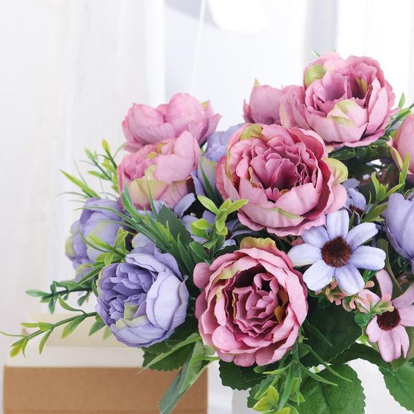 decorative flowers & wreaths silk retro artificial peony small bouquet fake flower for home wedding party supermarket decoratio
decorative flowers & wreaths silk retro artificial peony small bouquet fake flower for home wedding party supermarket decoratio