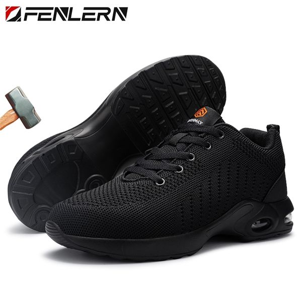 fenlern air cushion women work safety shoes men slip on lightweight working male wide steel toe shoes men shoes sneakers size 35 211216, Black
fenlern air cushion women work safety shoes men slip on lightweight working male wide steel toe shoes men shoes sneakers size 35 211216, Black