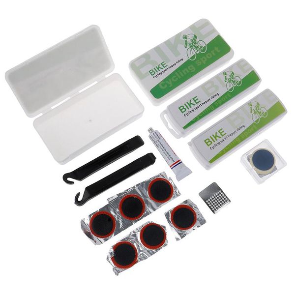 tools 1set mini portable bicycle tire repair tool kit glue-self-adhesive patches for mountain road bike
tools 1set mini portable bicycle tire repair tool kit glue-self-adhesive patches for mountain road bike