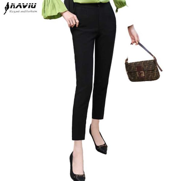 black casual pant autumn slim formal mid-rise waist pencil office ladies work ankle-length yellow 210604, Black;white
black casual pant autumn slim formal mid-rise waist pencil office ladies work ankle-length yellow 210604, Black;white