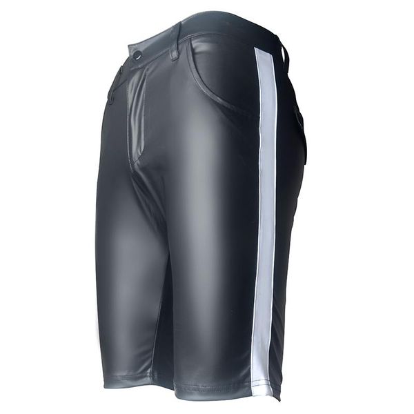 underpants aiiou mens black pants imitation leather fitness shorts boxers underwear gay male panties erotic lingerie dancewear, Black;white
underpants aiiou mens black pants imitation leather fitness shorts boxers underwear gay male panties erotic lingerie dancewear, Black;white