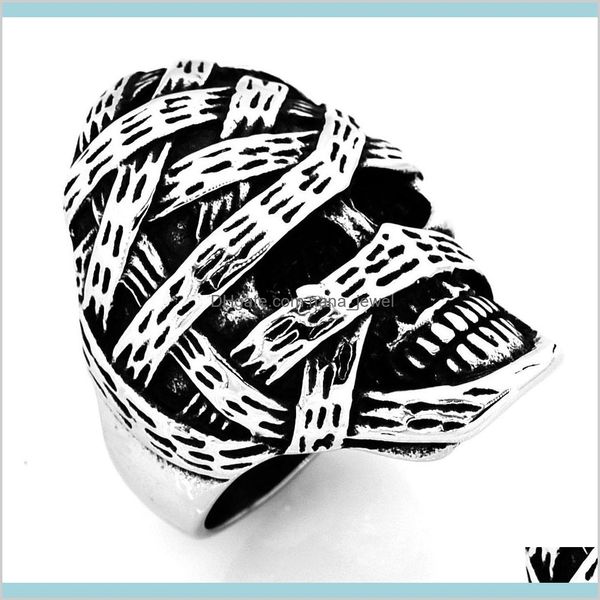 fanssteel stainless steel punk vintage mens or womens jewelry wrap bandage injured skull ring biker ring fsr14w21 hssre ahdl9, Silver
fanssteel stainless steel punk vintage mens or womens jewelry wrap bandage injured skull ring biker ring fsr14w21 hssre ahdl9, Silver