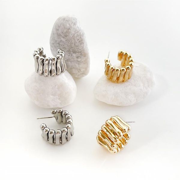 hoop & huggie peri'sbox chunky gold color thick earring for women statement wide earrings cool girl jewelry, Golden;silver
hoop & huggie peri'sbox chunky gold color thick earring for women statement wide earrings cool girl jewelry, Golden;silver