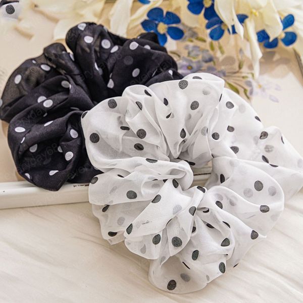 chiffon polka dot printed hair scrunchies women girl sweet elastic rubber bands ponytail holder summer thin hair scrunchies, Pink
chiffon polka dot printed hair scrunchies women girl sweet elastic rubber bands ponytail holder summer thin hair scrunchies, Pink