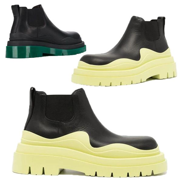 2021 man fruit green soles bottega boot fashion luxury tire leather chelsea booties men platform chunky shoes lady knight low upper boots wo, Black
2021 man fruit green soles bottega boot fashion luxury tire leather chelsea booties men platform chunky shoes lady knight low upper boots wo, Black