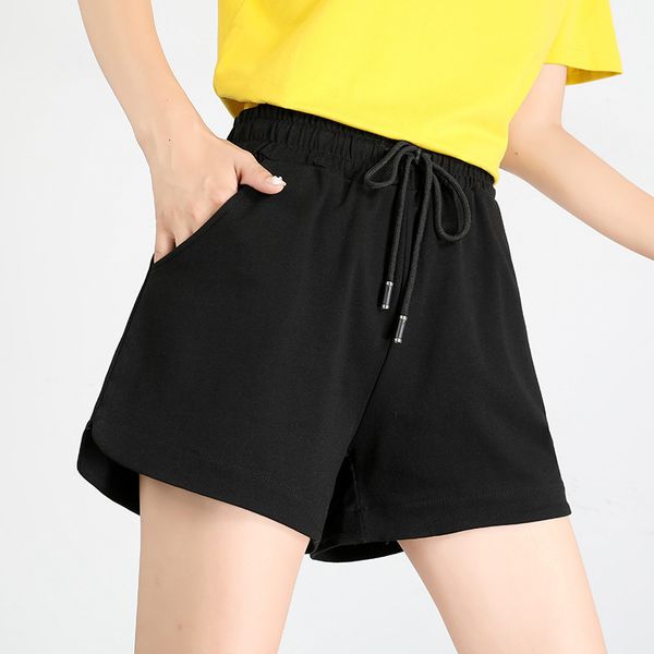 women's shorts cec wide leg summer 2020 loose korean student high waist slim leisure sports pants, White;black
women's shorts cec wide leg summer 2020 loose korean student high waist slim leisure sports pants, White;black