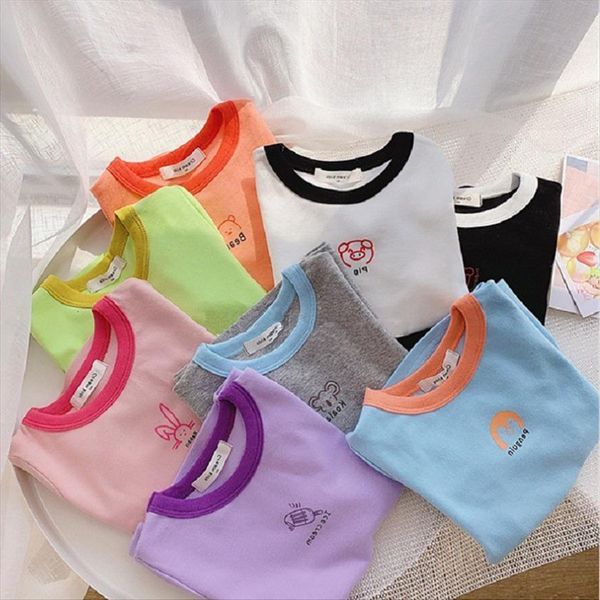 candy color baby girl t shirt cute cotton short sleeve girls children cartoon animal boys tees kids clothes, Blue
candy color baby girl t shirt cute cotton short sleeve girls children cartoon animal boys tees kids clothes, Blue