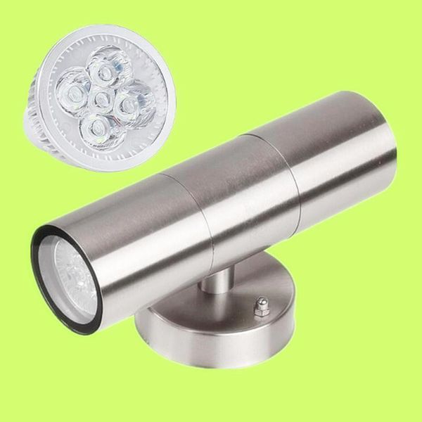 wall lamps (4pcs) indoor & outdoor stainless steel 10w dimmable double led light waterproof ip65 ac85-265v
wall lamps (4pcs) indoor & outdoor stainless steel 10w dimmable double led light waterproof ip65 ac85-265v