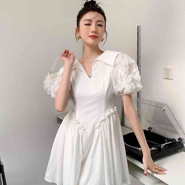 casual dresses open back puff sleeve white ruffle summer 2021 short tunic a line mini cute korean fashion clothing lreg, Black;gray
casual dresses open back puff sleeve white ruffle summer 2021 short tunic a line mini cute korean fashion clothing lreg, Black;gray
