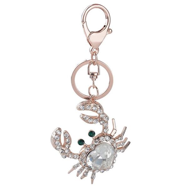 keychains cute crab key chains rings bag pendant pretty chic opals crystal animal keyrings car for women, Silver
keychains cute crab key chains rings bag pendant pretty chic opals crystal animal keyrings car for women, Silver