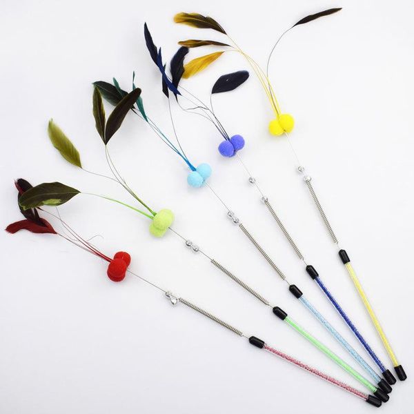 cat toys 10pcs toy feather stick for cats kittens interactive stretchable with spring bells supplies play game pet products
cat toys 10pcs toy feather stick for cats kittens interactive stretchable with spring bells supplies play game pet products