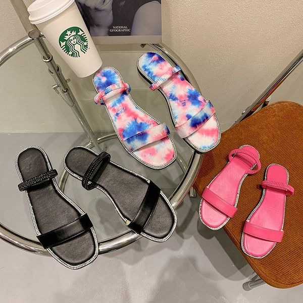 slippers fairy style gentle flat with 2021 summer wild word temperament square open-toed, Black
slippers fairy style gentle flat with 2021 summer wild word temperament square open-toed, Black