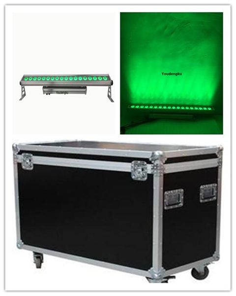 effects 4 pieces with flightcase outdoor 18*10w rgbw in 1 dmx led wall washer light waterproof ip65 lighting wash
effects 4 pieces with flightcase outdoor 18*10w rgbw in 1 dmx led wall washer light waterproof ip65 lighting wash
