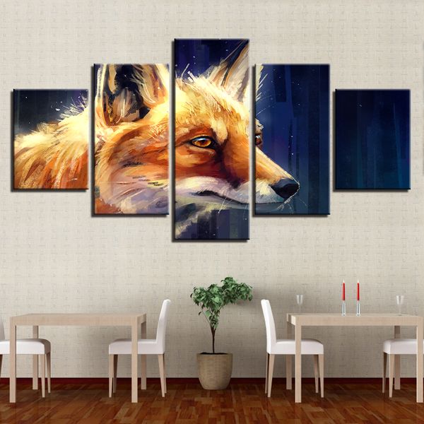 canvas printing 5 pieces abstract animal fox painting and desserts chocolates kitchen decor restaurant wall art(no frame)
canvas printing 5 pieces abstract animal fox painting and desserts chocolates kitchen decor restaurant wall art(no frame)