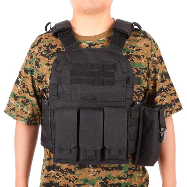 molle tactical vest military plate carrier men body armor paintball equipment army accessories hunting combat vests jackets, Camo;black 
molle tactical vest military plate carrier men body armor paintball equipment army accessories hunting combat vests jackets, Camo;black