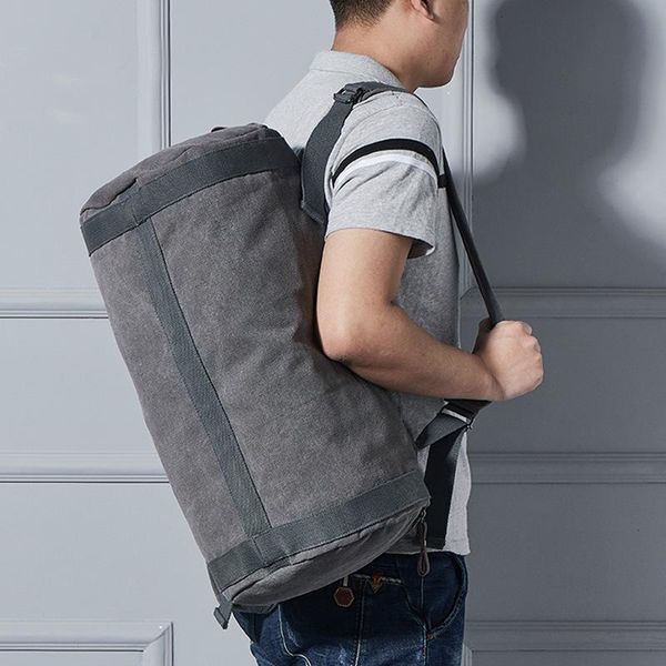 backpack fashion sports large capacity fitness canvas travel bag men's and women's common bucket
backpack fashion sports large capacity fitness canvas travel bag men's and women's common bucket