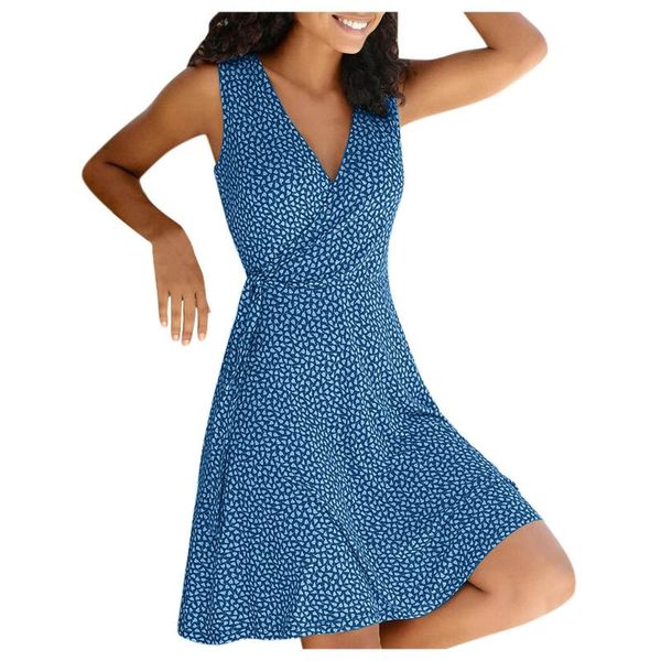 casual dresses women summer polka dot short dress 2021 women's fashion sleeveless v-neck wrap mini boho sundress robe femme, Black;gray
casual dresses women summer polka dot short dress 2021 women's fashion sleeveless v-neck wrap mini boho sundress robe femme, Black;gray