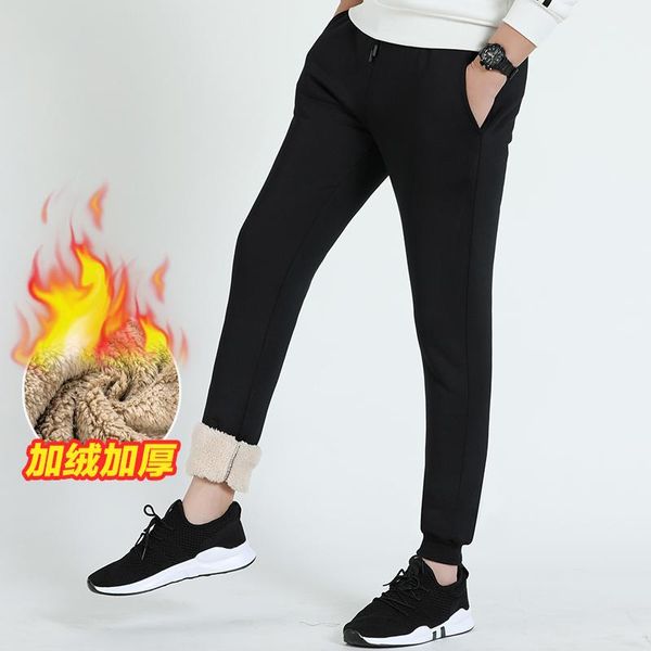 men's pants brand winter mens plus cashmere velvet casual jogger warm fur sweatpants fleece thicken elastic waist trousers track, Black
men's pants brand winter mens plus cashmere velvet casual jogger warm fur sweatpants fleece thicken elastic waist trousers track, Black