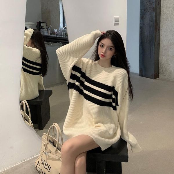 women's sweaters korean round neck pullover sweater loose autumn 2021 long sleeve thin, White;black
women's sweaters korean round neck pullover sweater loose autumn 2021 long sleeve thin, White;black
