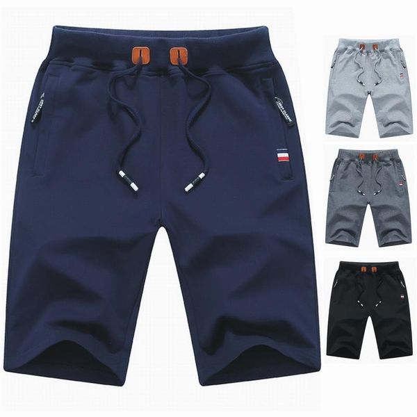 casual shorts men's summer fashion solid knee length pants slim drawstring beach male masculinos, White;black
casual shorts men's summer fashion solid knee length pants slim drawstring beach male masculinos, White;black