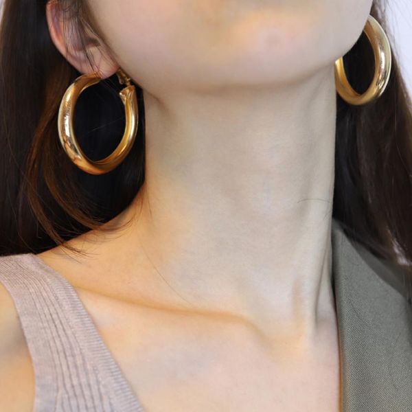 hoop & huggie street style classic ear buckle for women trendy gold color small large circle earrings punk hip hop jewelry accessories, Golden;silver
hoop & huggie street style classic ear buckle for women trendy gold color small large circle earrings punk hip hop jewelry accessories, Golden;silver
