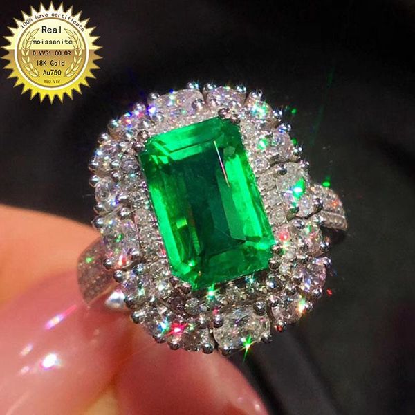 cluster rings 10k gold ring lab created 5ct emerald and moissanite diamond with national certificate em-021, Golden;silver
cluster rings 10k gold ring lab created 5ct emerald and moissanite diamond with national certificate em-021, Golden;silver