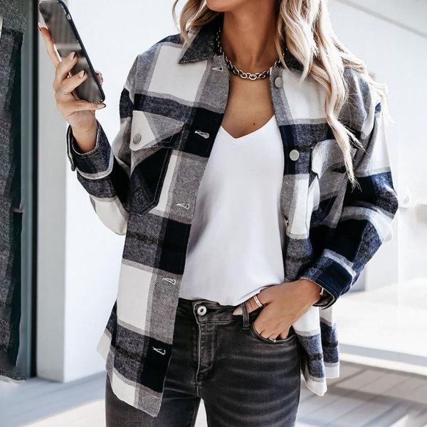 women's trench coats elegant spring fall women long sleeve lapel plaid print blouses jackets casual buttons cardigan fashion office lad, Tan;black
women's trench coats elegant spring fall women long sleeve lapel plaid print blouses jackets casual buttons cardigan fashion office lad, Tan;black