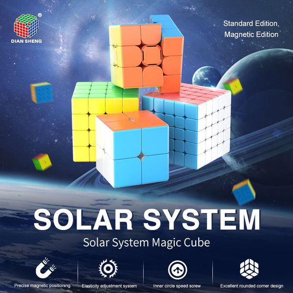Diansheng Magnetic Magic Speed Cube Solar System 2x2 3x3 4x4 5x5 Magnets Puzzle Cubes Educational Toys For Children
Diansheng Magnetic Magic Speed Cube Solar System 2x2 3x3 4x4 5x5 Magnets Puzzle Cubes Educational Toys For Children