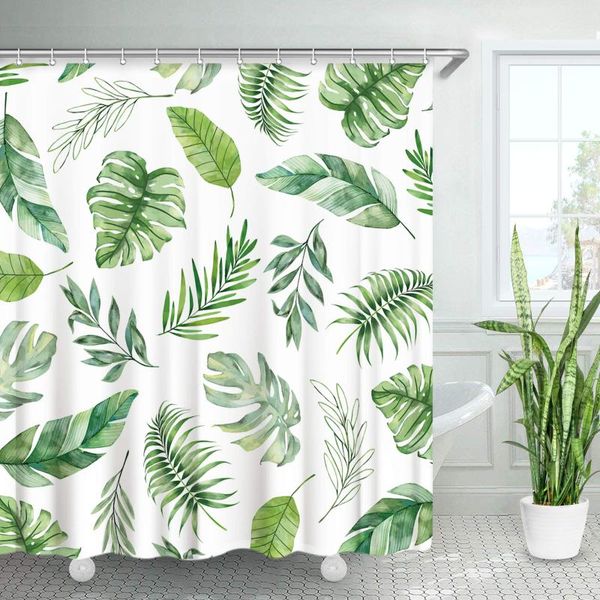 tropical palm leaf shower curtains with 12 hooks plant decorative bath curtain modern botanical bathroom
tropical palm leaf shower curtains with 12 hooks plant decorative bath curtain modern botanical bathroom