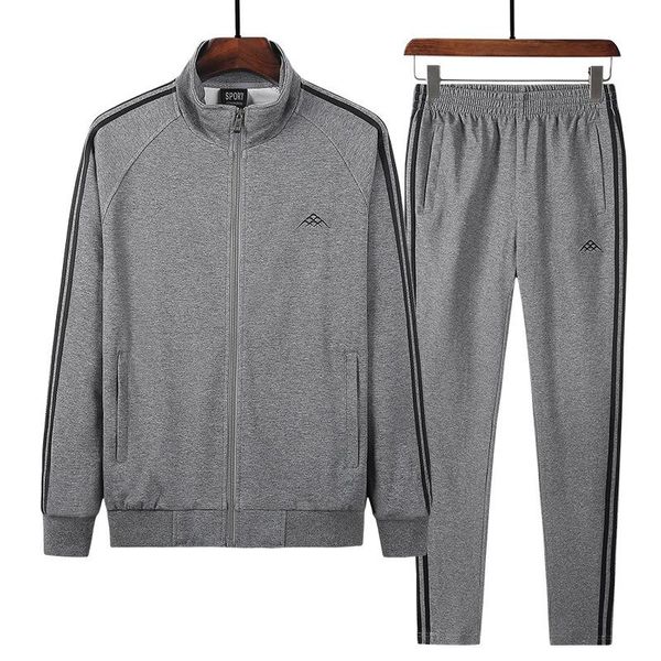 men's tracksuits arrival men set casual male tracksuit jogger sweatshirt sweatpants sets sportswear gentleman's plus size 7xl 8xl, Gray 
men's tracksuits arrival men set casual male tracksuit jogger sweatshirt sweatpants sets sportswear gentleman's plus size 7xl 8xl, Gray