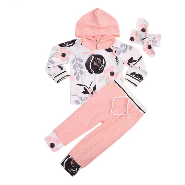 kid baby gitls 3pcs clothing set infant newborn girl long sleeve hooded polka dot pants outfits clothes, White
kid baby gitls 3pcs clothing set infant newborn girl long sleeve hooded polka dot pants outfits clothes, White