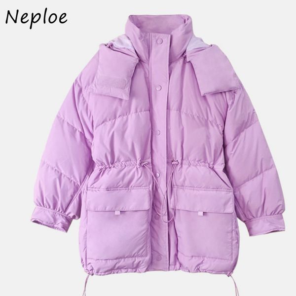 japan style sweet parkas solid color drawstring slim waist hooded cotton coat double pockets winter women jacket 210430, Black
japan style sweet parkas solid color drawstring slim waist hooded cotton coat double pockets winter women jacket 210430, Black