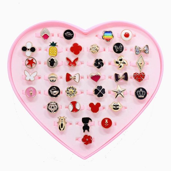 cluster rings 12/20pcs kids cute sweet girls baby cartoon multicolor flower animal resin small jewelry accessories party gifts, Golden;silver
cluster rings 12/20pcs kids cute sweet girls baby cartoon multicolor flower animal resin small jewelry accessories party gifts, Golden;silver