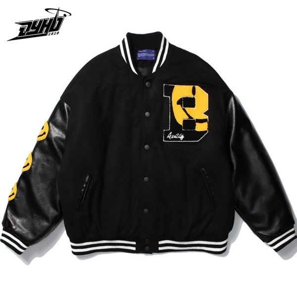 hip hop baseball coats bomber furry smiley patchwork color block casual womens harajuku fashion streetwear men, Black;brown
hip hop baseball coats bomber furry smiley patchwork color block casual womens harajuku fashion streetwear men, Black;brown